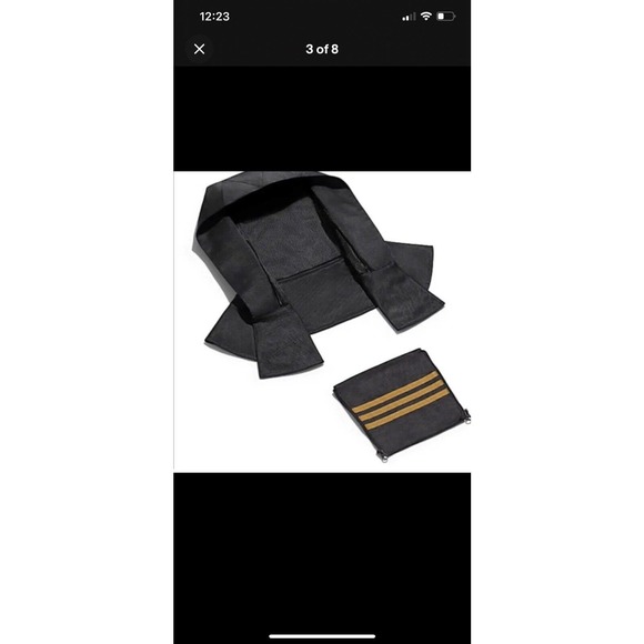 Adidas Ivy Park Convertible Jacket (Gender Neutral) | Black Size Medium Oversize - Picture 3 of 4